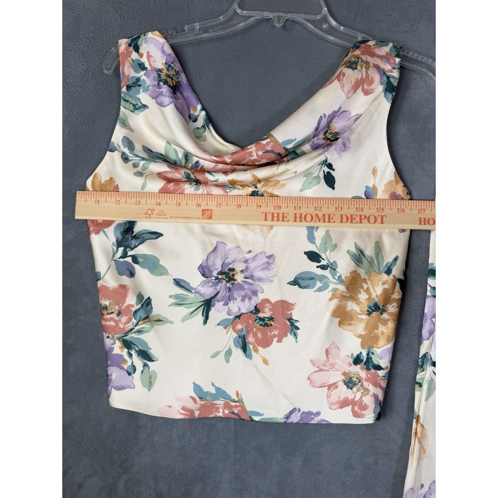 Abercrombie & Fitch Two Piece Skirt Set Floral Beach Vacation Size Small NWOT - Picture 3 of 9